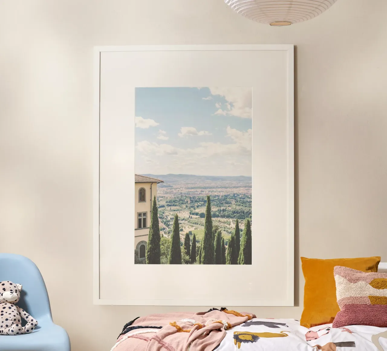 Florence, Italie I Vue skyline sur la campagne de Toscane hahnemühle de Julie Travel Photography