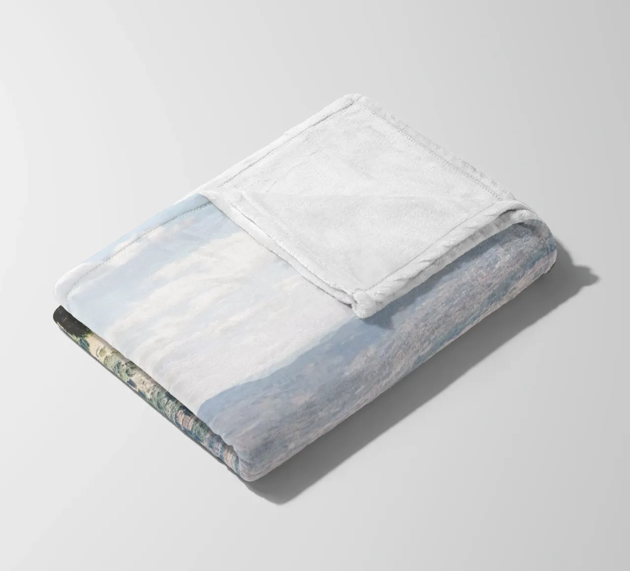 Florence, Italy I Skyline view of the Tuscan countryside fleece blanket by Julie Travel Photography