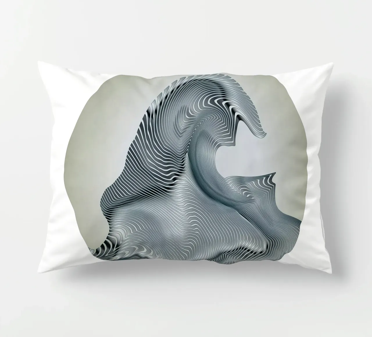 Silver Wave cuscino da Angelo Cerantola