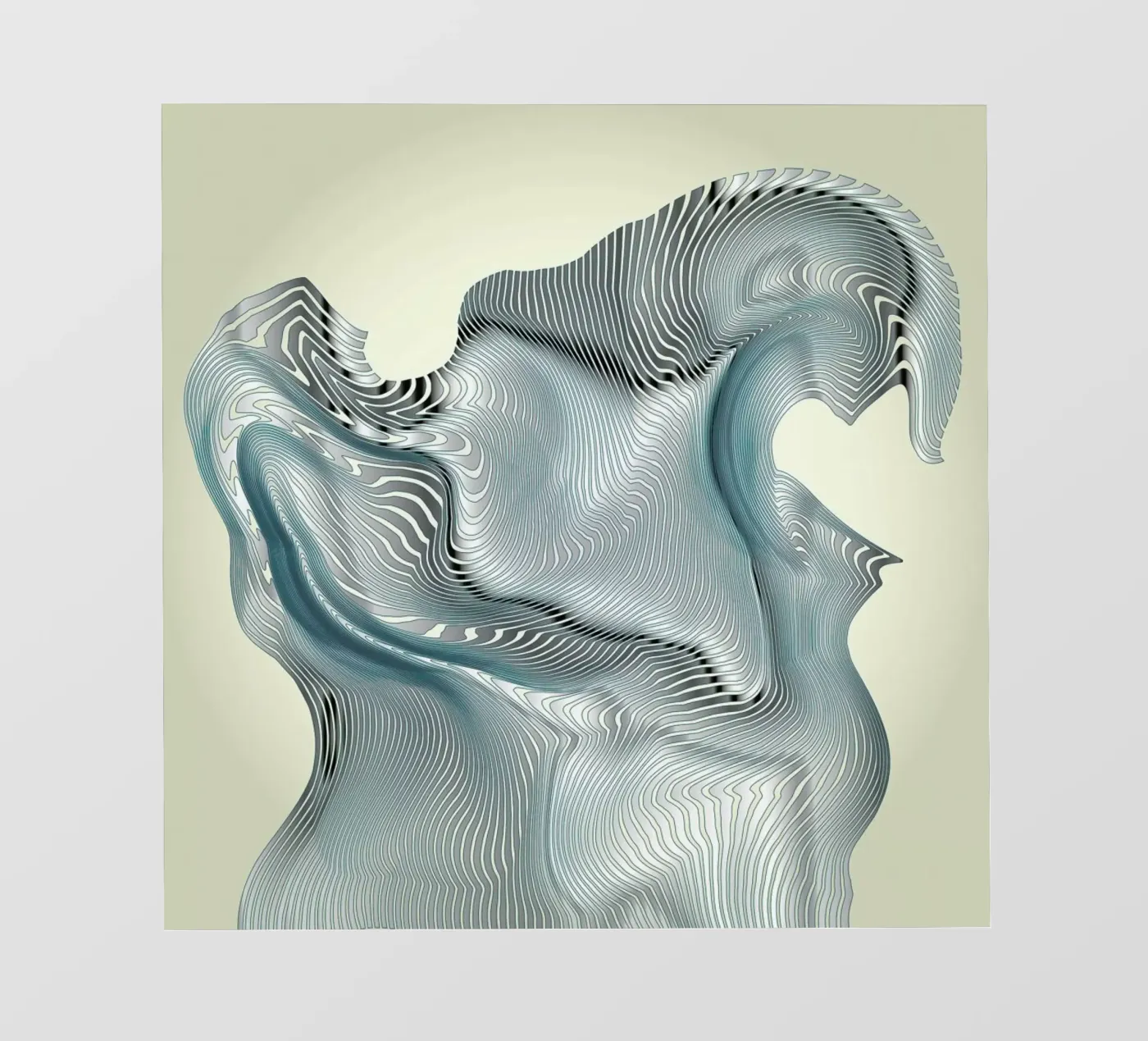 Silver Wave pellicola backlit da Angelo Cerantola