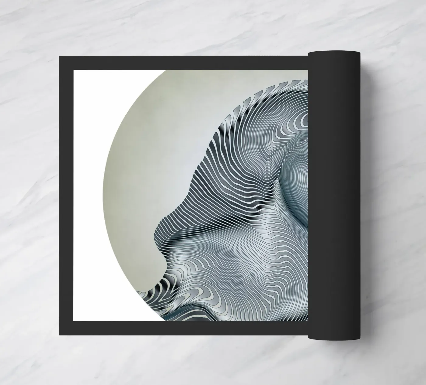 Silver Wave doormat by Angelo Cerantola