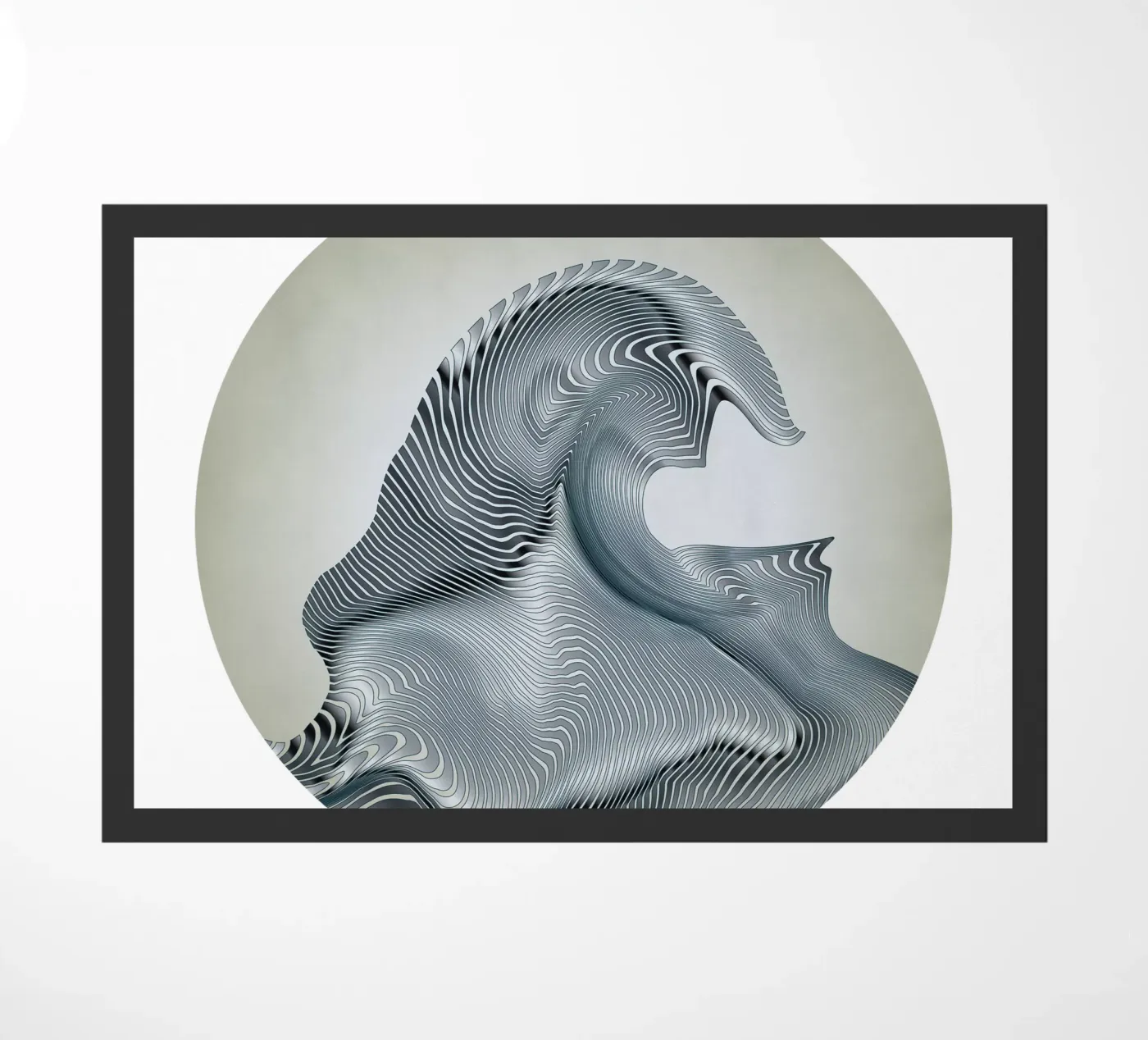Silver Wave doormat by Angelo Cerantola