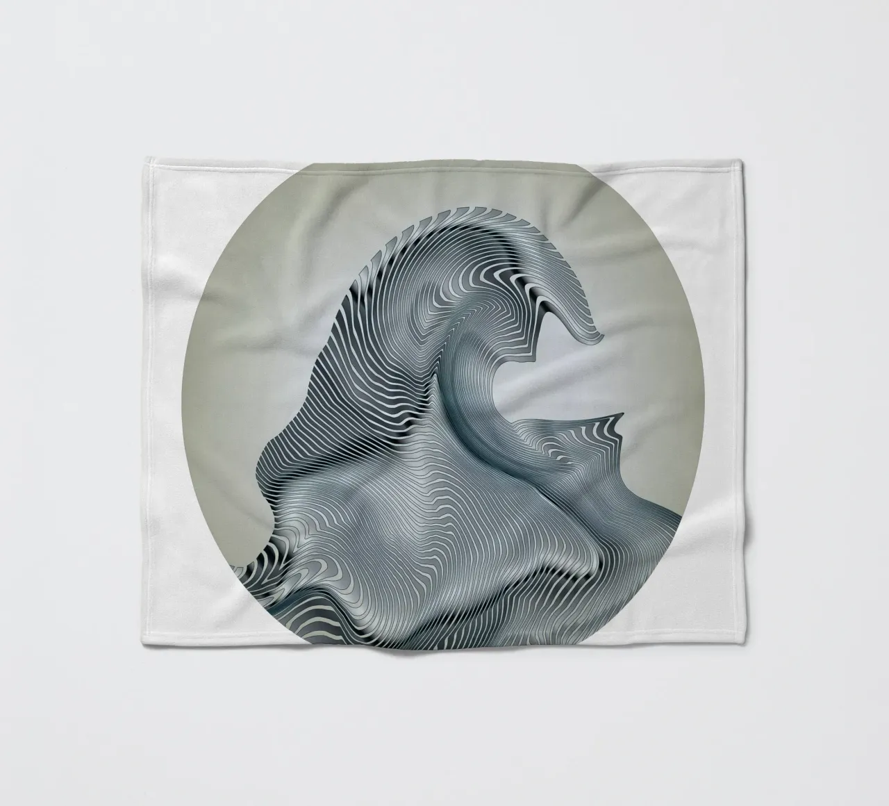 Silver Wave coperta in pile da Angelo Cerantola