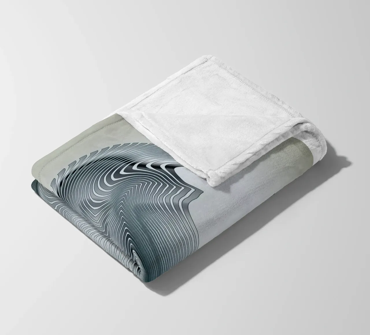Silver Wave coperta in pile da Angelo Cerantola