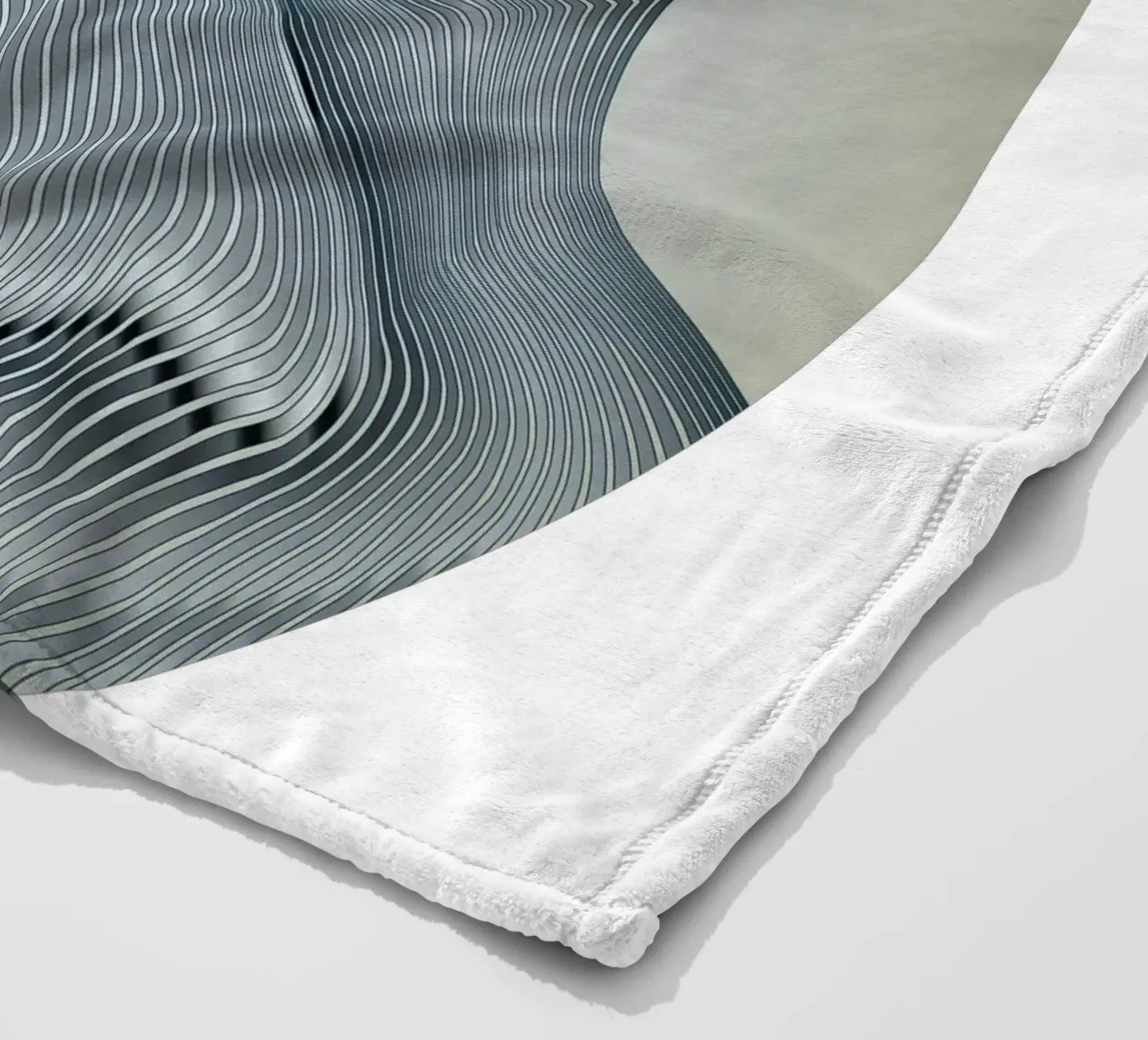 Silver Wave coperta in pile da Angelo Cerantola