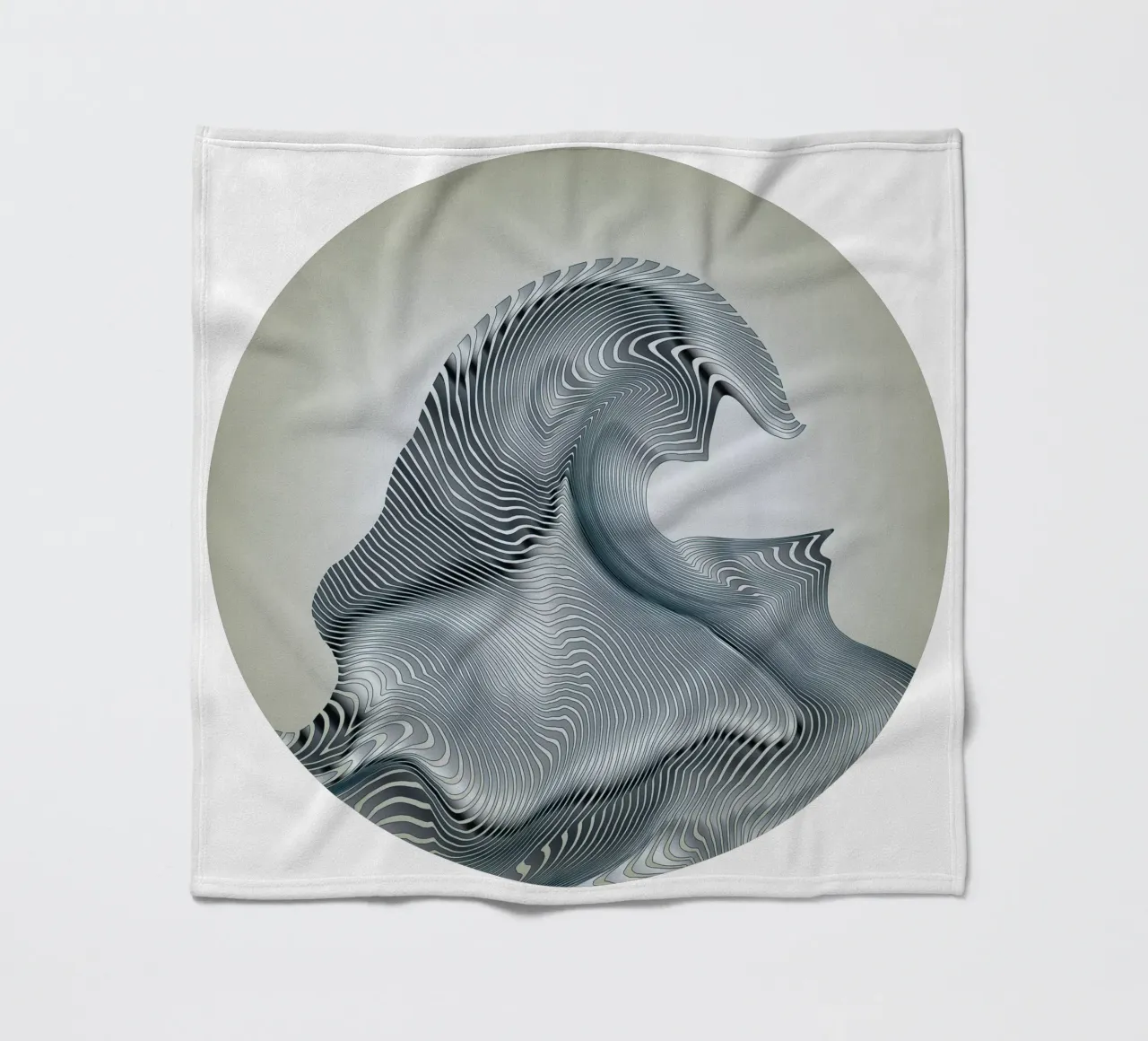 Silver Wave coperta in pile da Angelo Cerantola