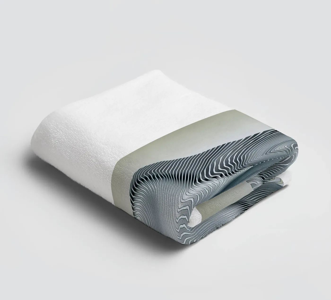 Silver Wave Handtuch von Angelo Cerantola
