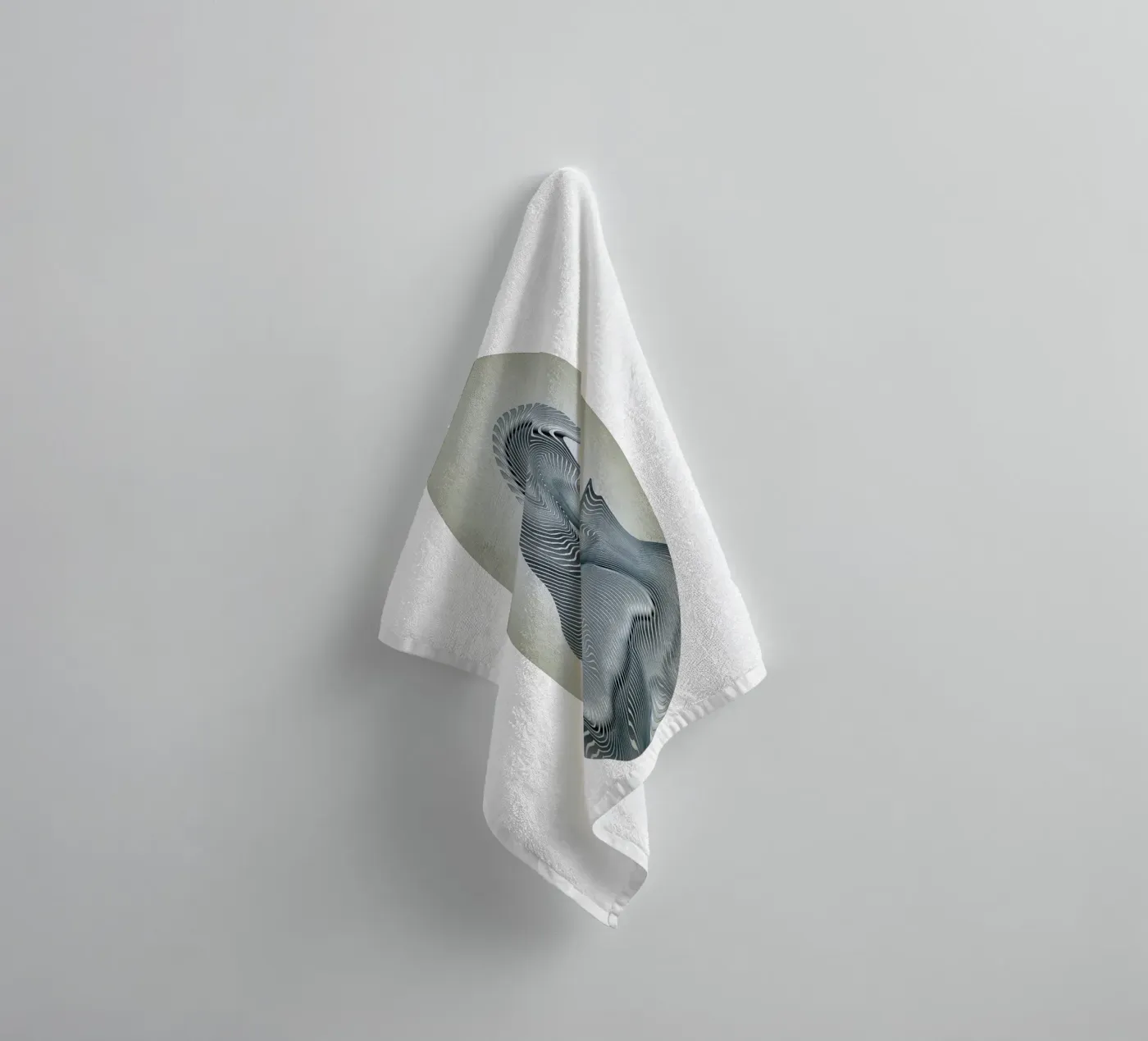 Silver Wave Handtuch von Angelo Cerantola