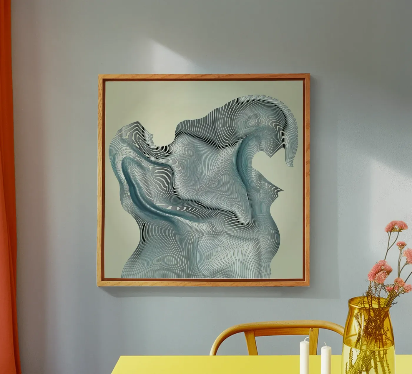 Silver Wave plexiglas de Angelo Cerantola