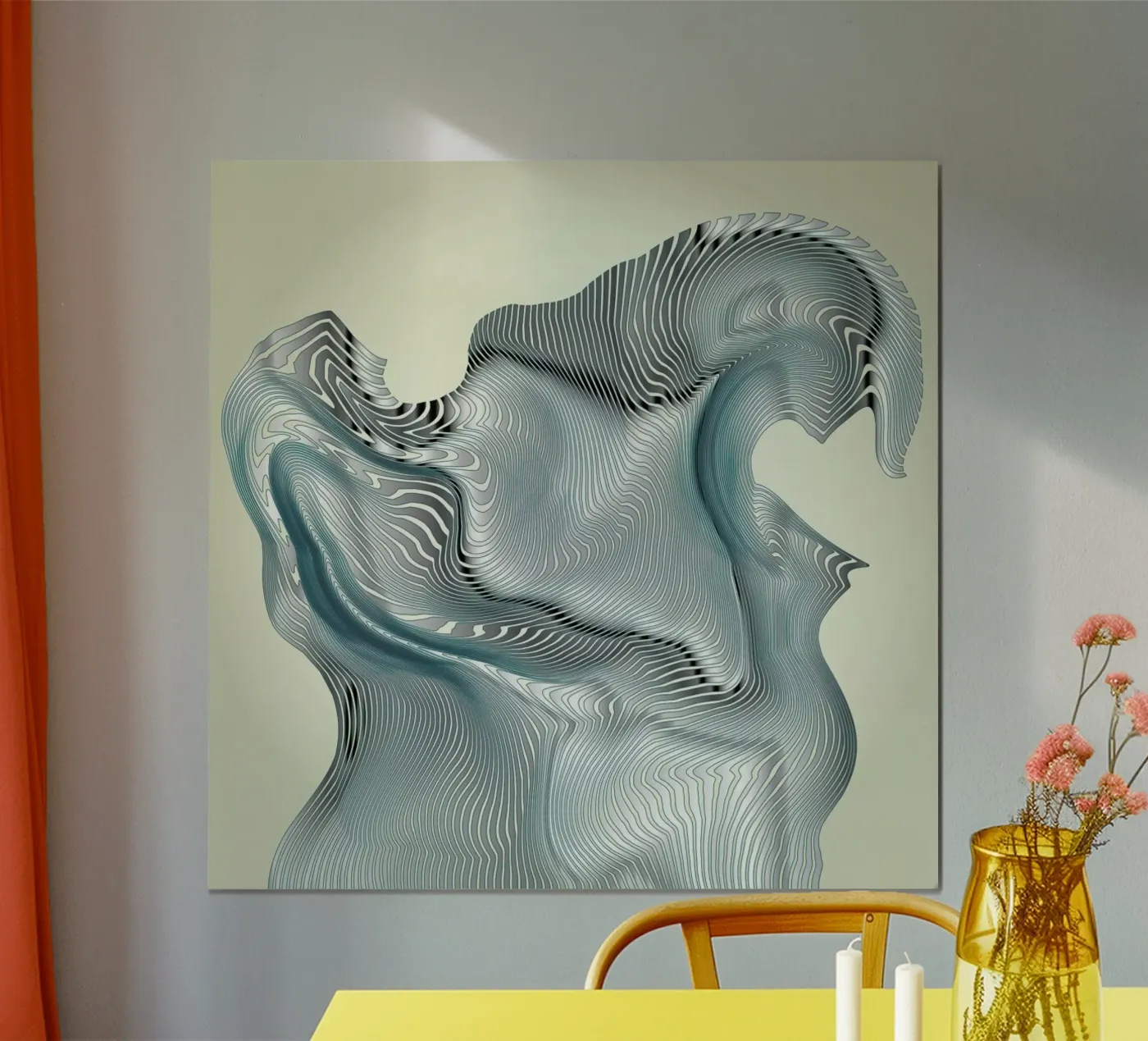 Silver Wave poster de Angelo Cerantola