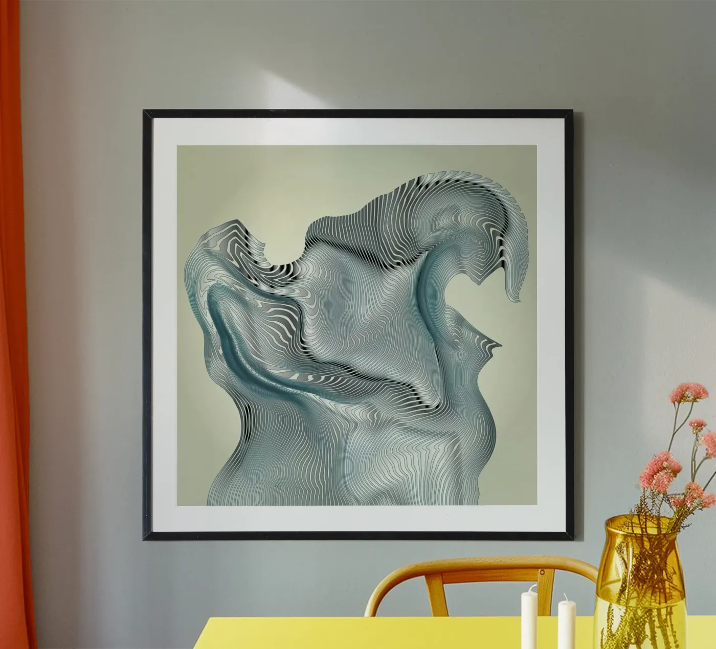 Silver Wave poster de Angelo Cerantola