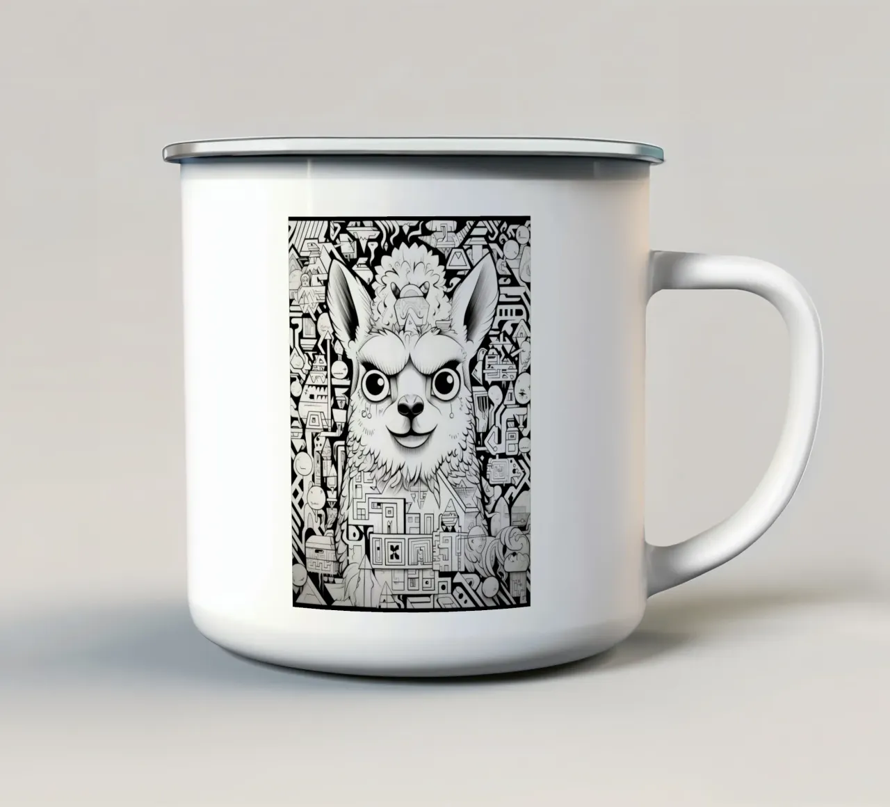 animali graffiti tazza in smalto da Art Digital Visuel