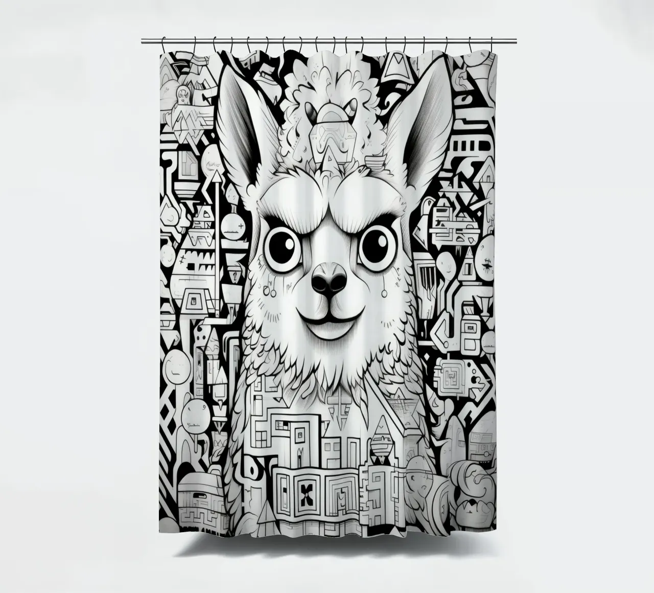 animali graffiti tenda da doccia da Art Digital Visuel