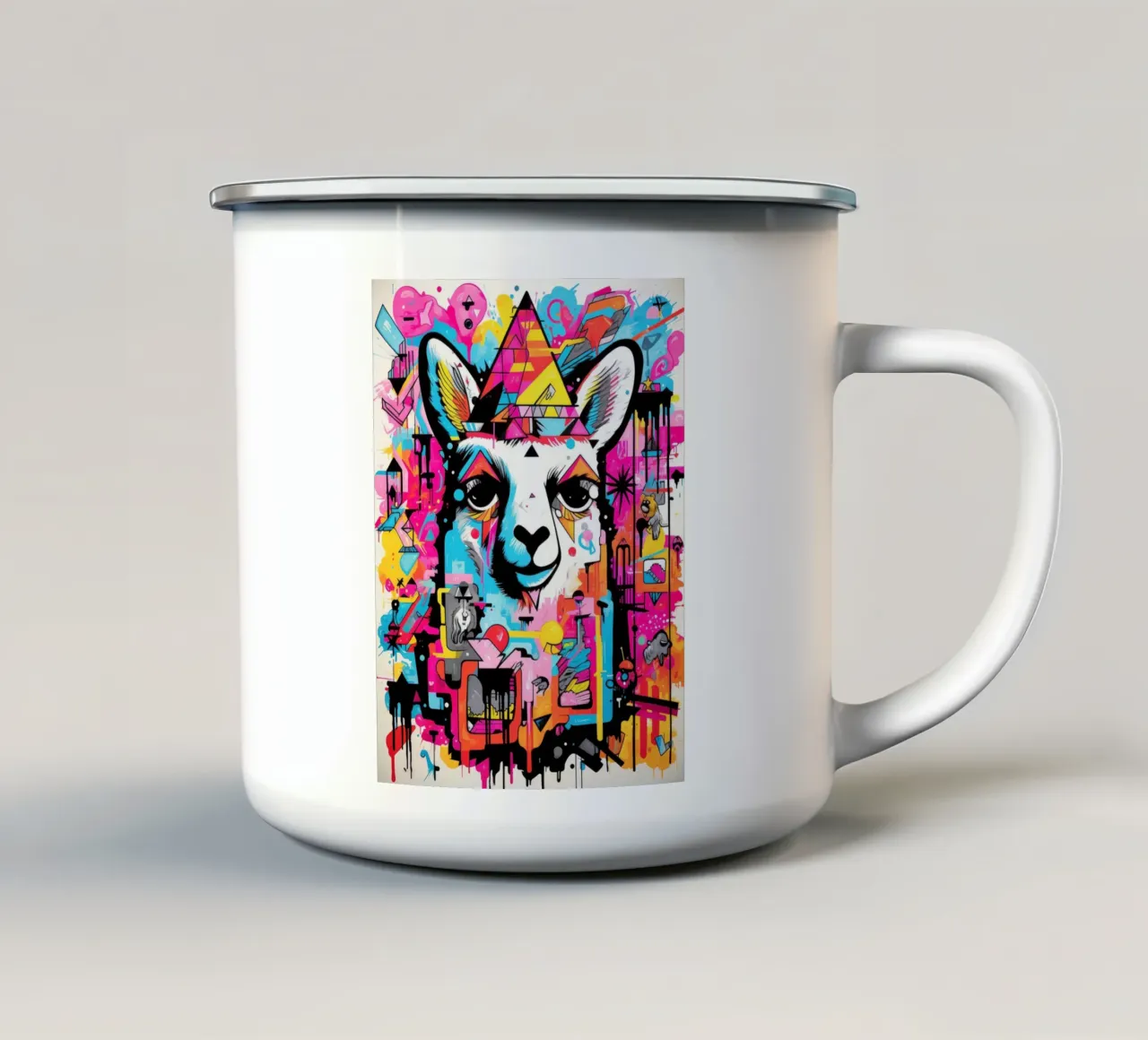 animali graffiti tazza in smalto da Art Digital Visuel