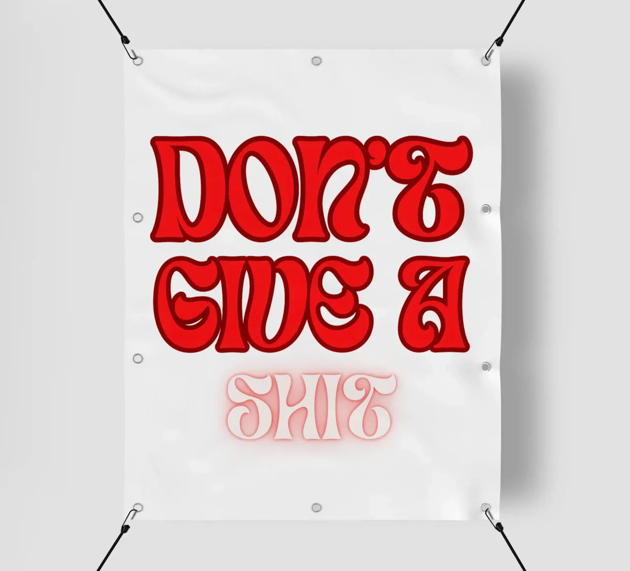 Don't_give_a... you know what pvc-zeil van Crypto_Jungle