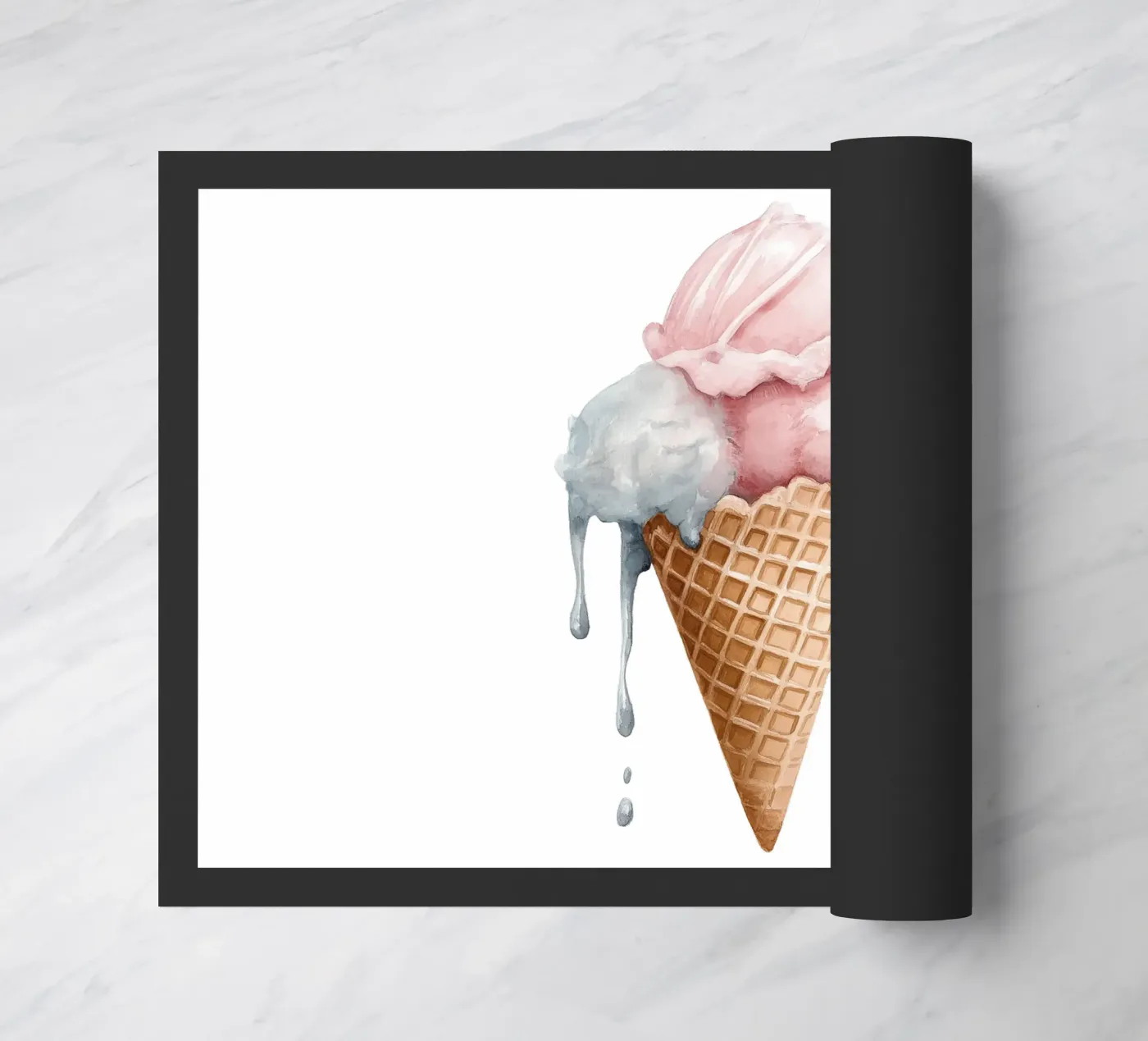Gelato che si scioglie zerbino da Motivate-Today