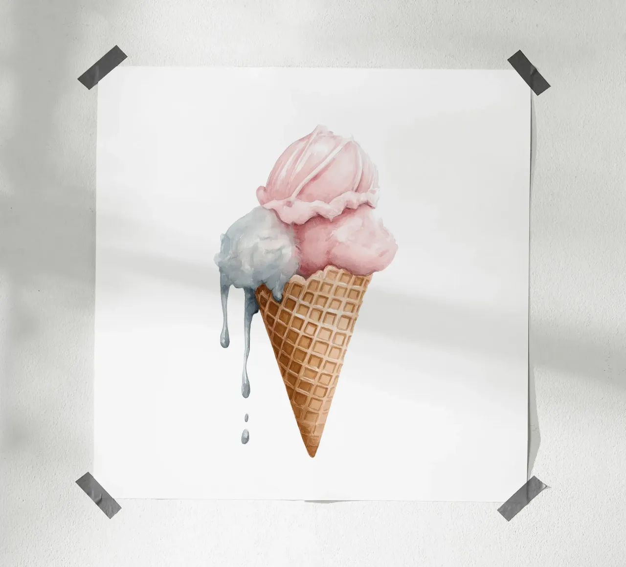 Gelato che si scioglie poster da Motivate-Today