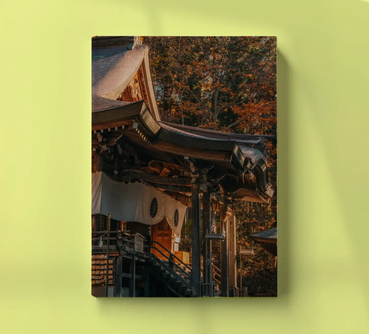 Tempio d'autunno a Nagano, Giappone diario da Marcel Bisig