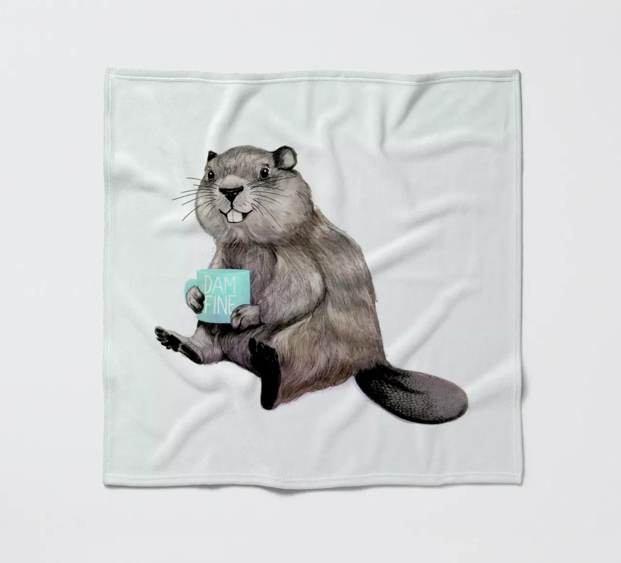 Damn Fine Coffee coperta in pile da Laura Graves