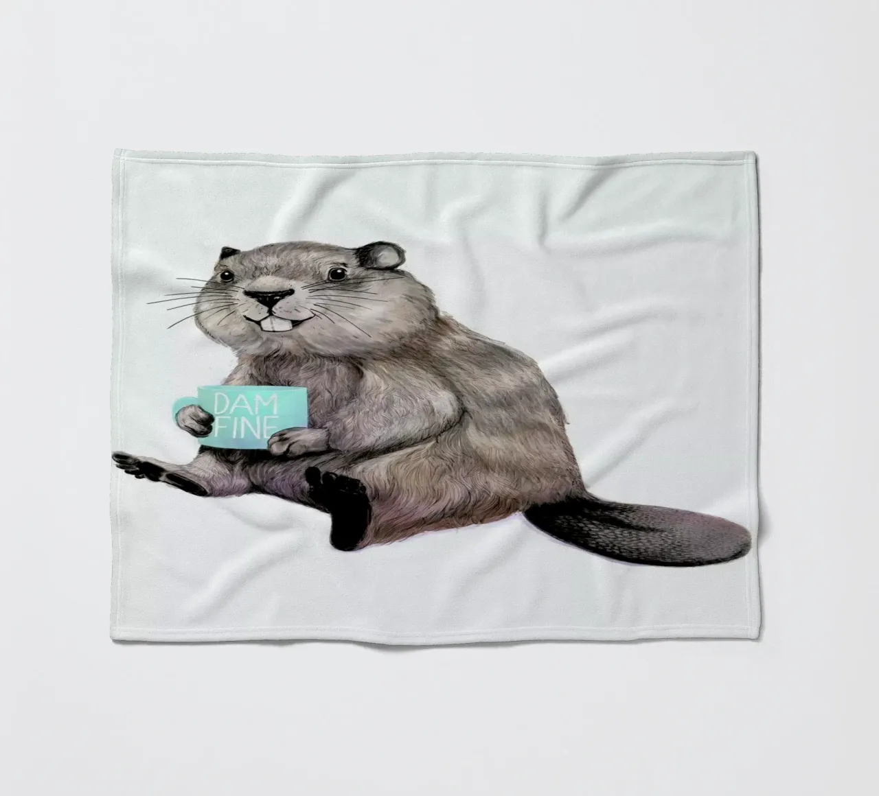 Damn Fine Coffee coperta in pile da Laura Graves