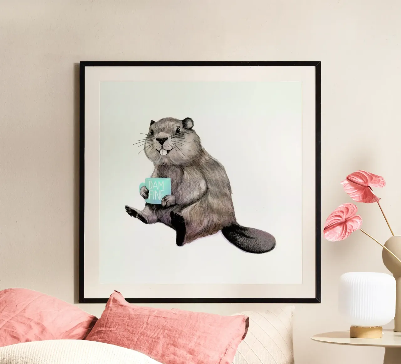 Damn Fine Coffee hahnemühle by Laura Graves