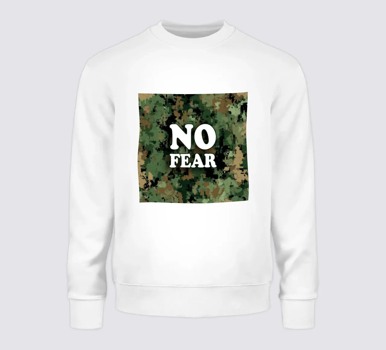 Camuflaje intrépido sudadera de Motivate-Today