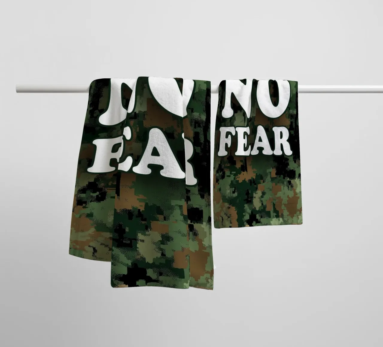 Fearless Camo towel by Motivate-Today
