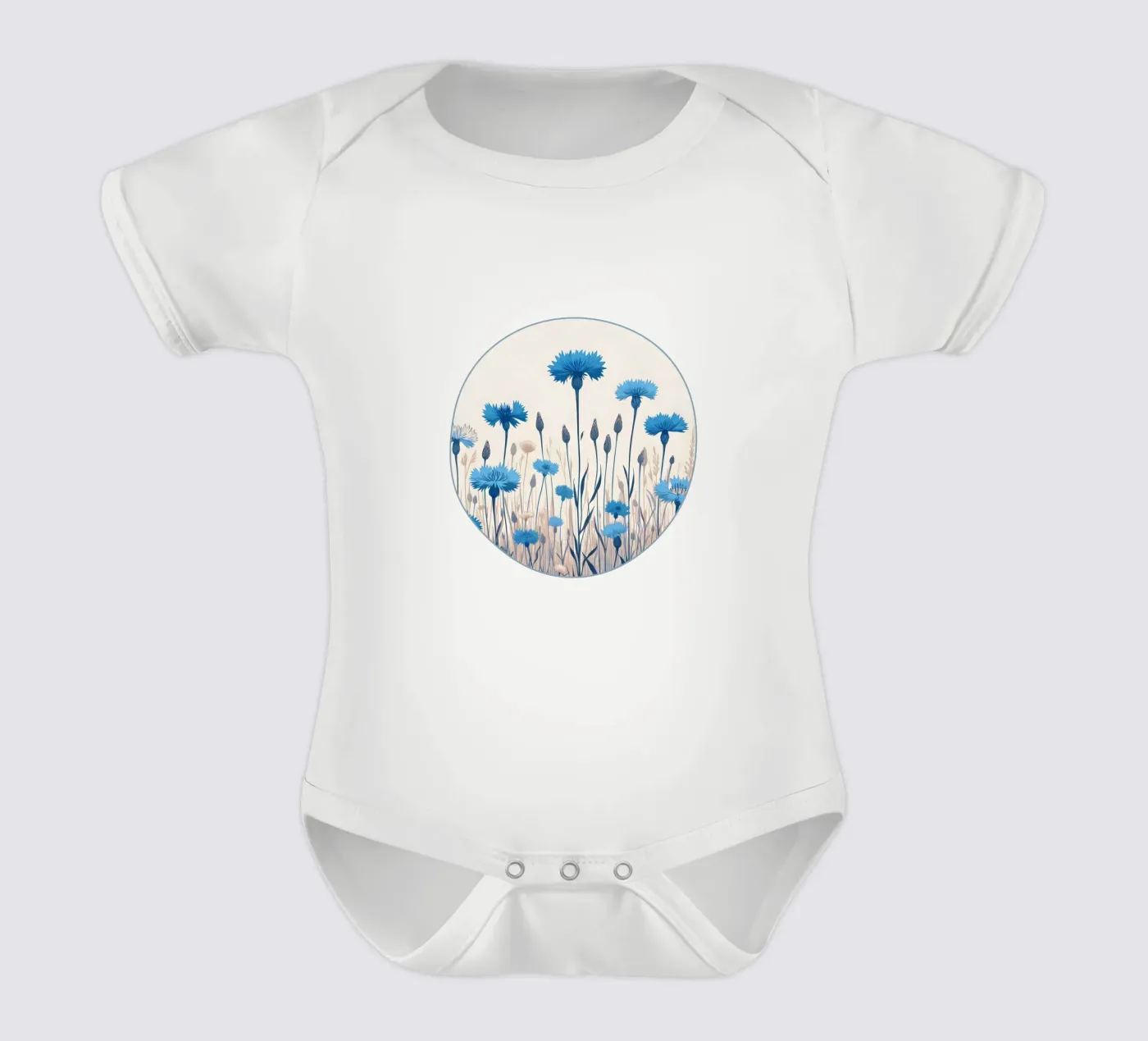 Cornflowers body bébé de Digital Naive