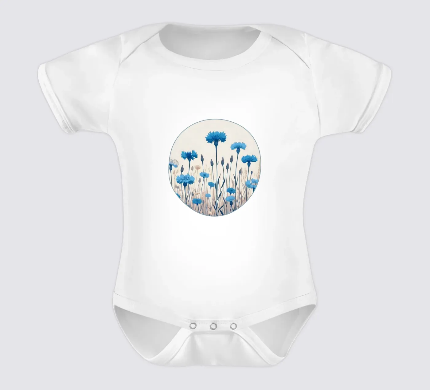 Cornflowers body bébé de Digital Naive