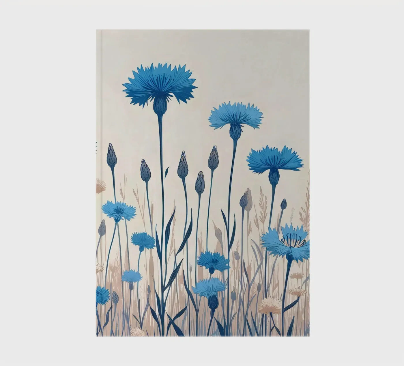 Cornflowers notebook by Digital Naive