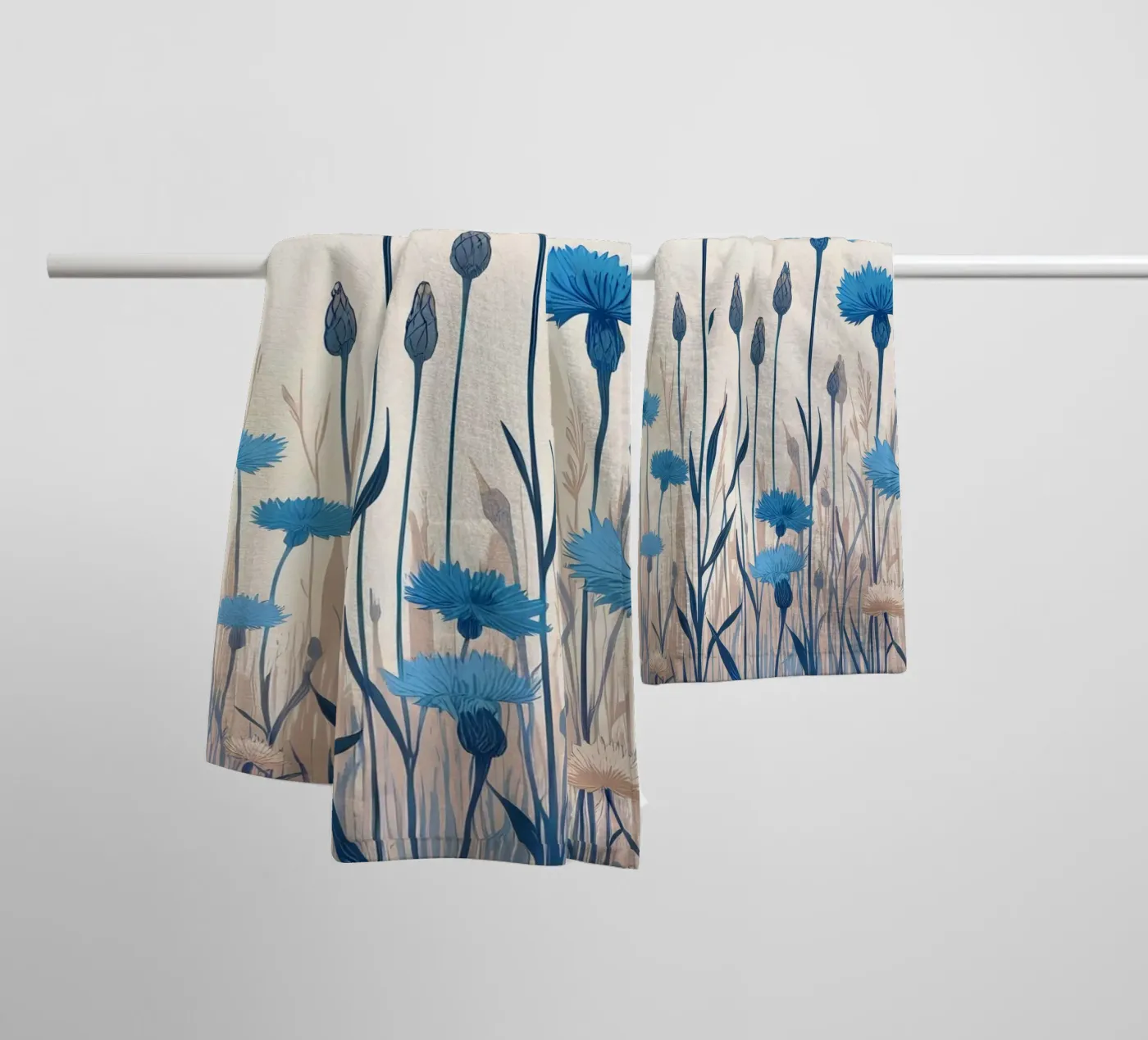 Cornflowers Handtuch von Digital Naive
