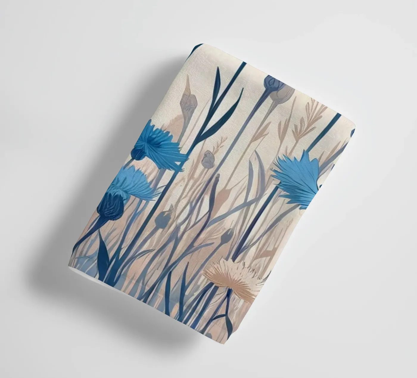 Cornflowers towel by Digital Naive