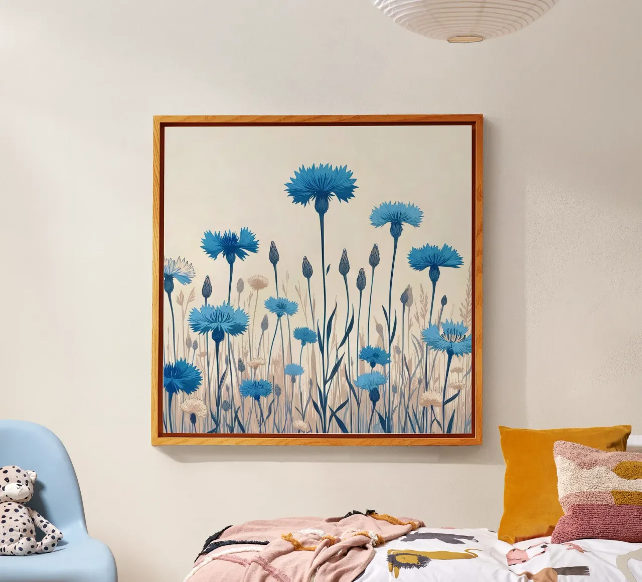 Bleuets plexiglas de Digital Naive