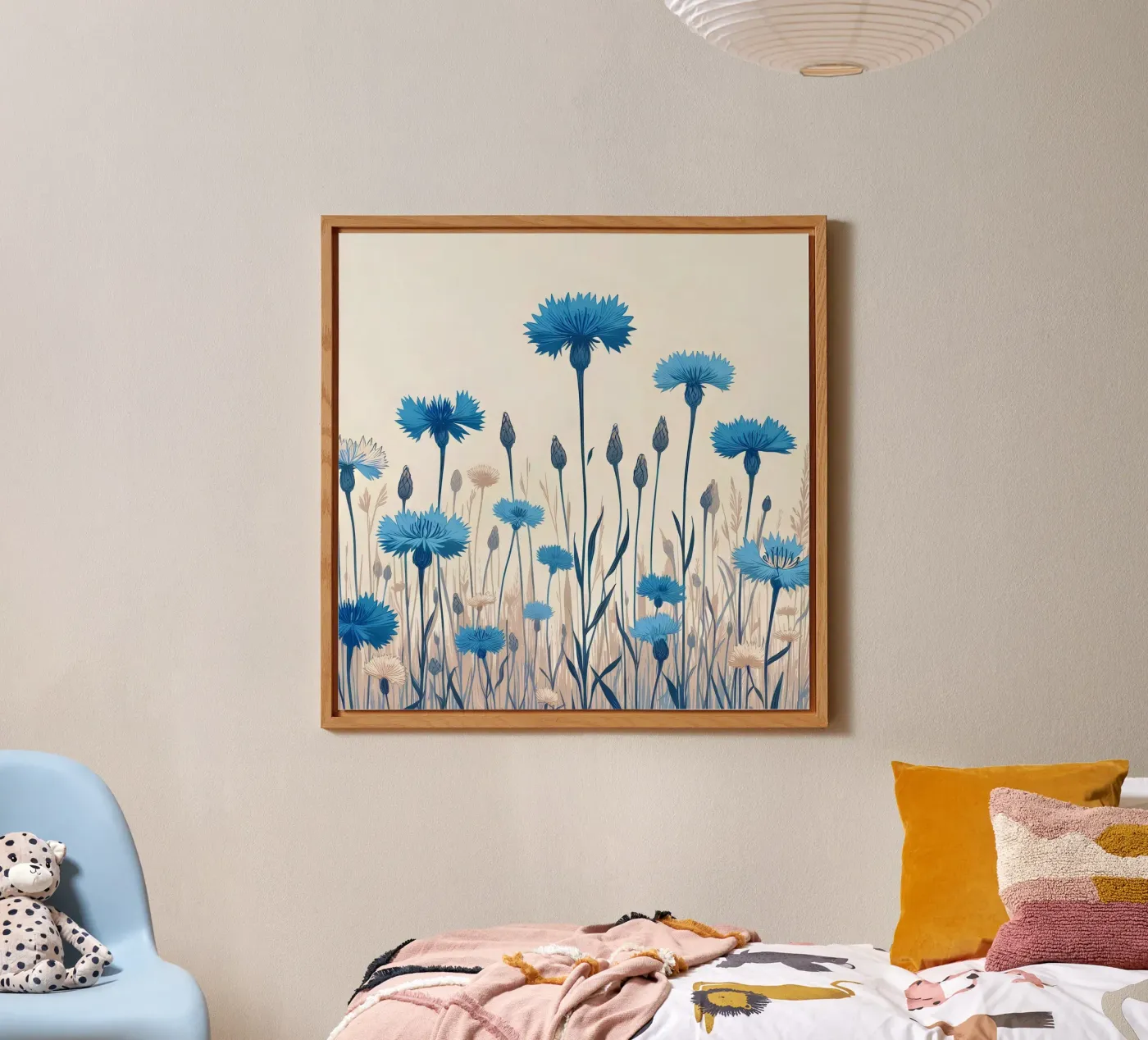 Cornflowers forex plate by Digital Naive