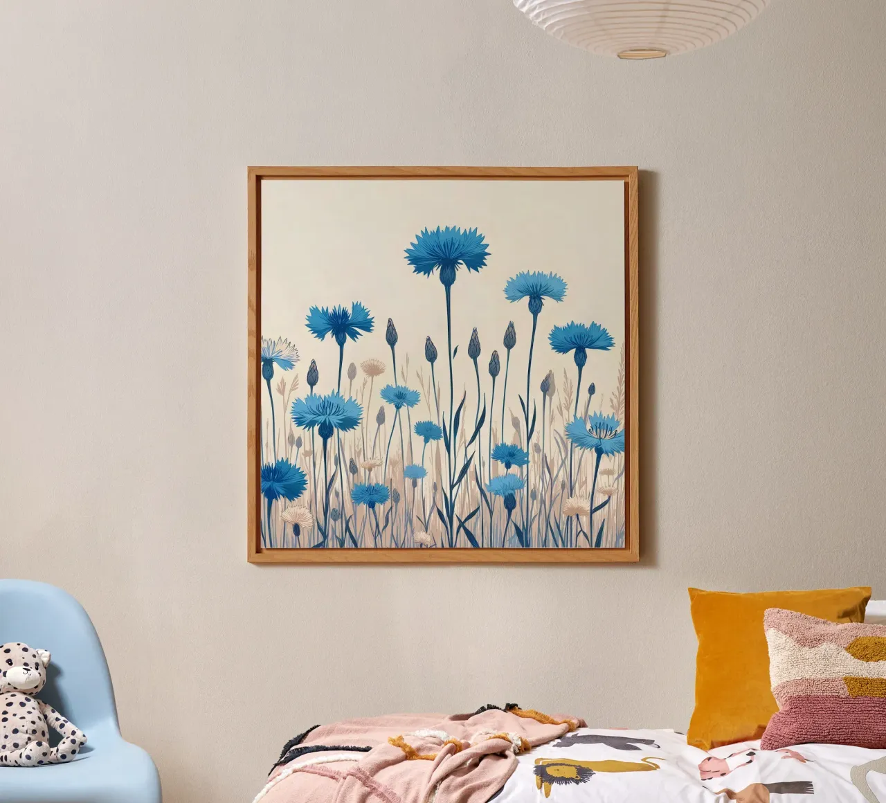 Cornflowers forex plate by Digital Naive