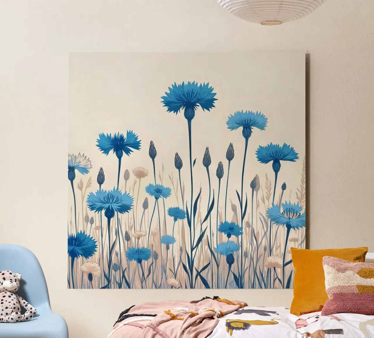 Cornflowers forex plate by Digital Naive