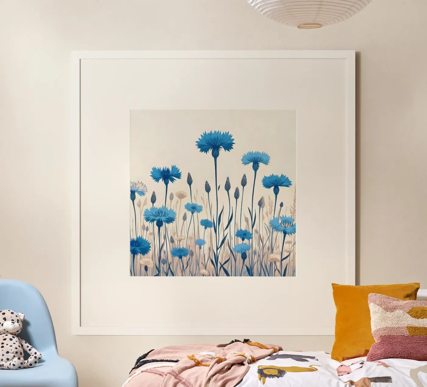 Cornflowers poster by Digital Naive