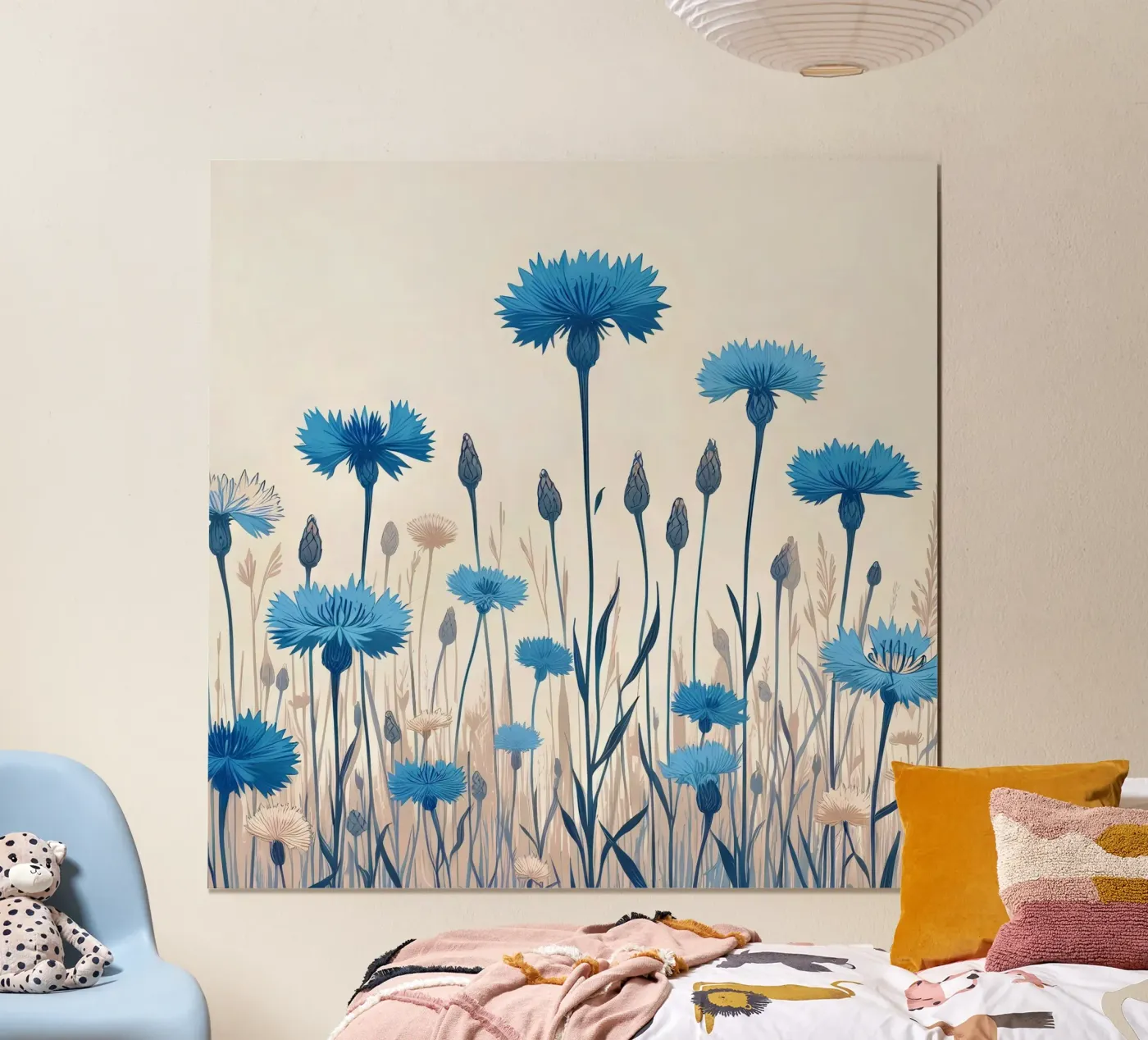 Cornflowers poster by Digital Naive