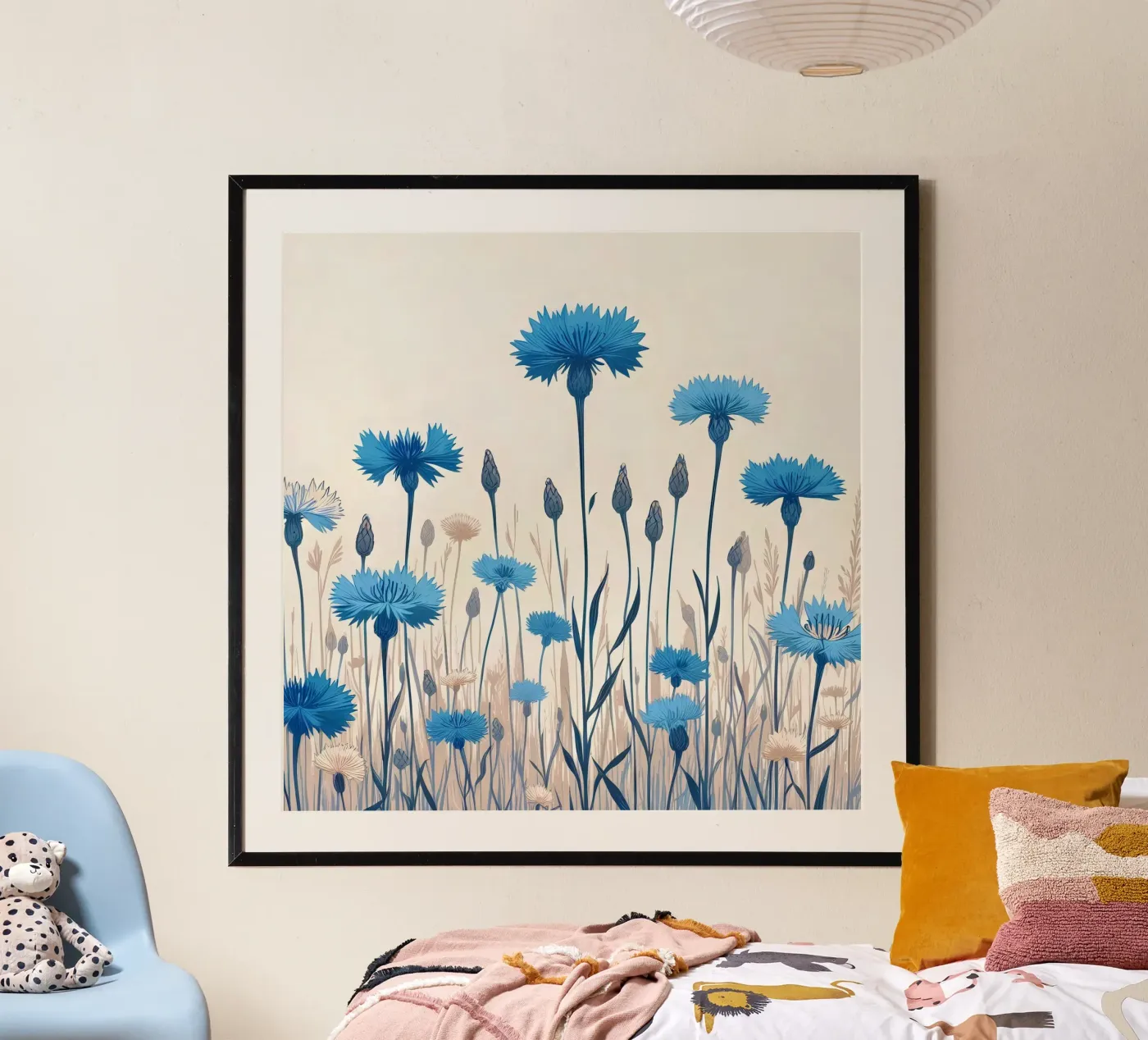 Cornflowers poster by Digital Naive