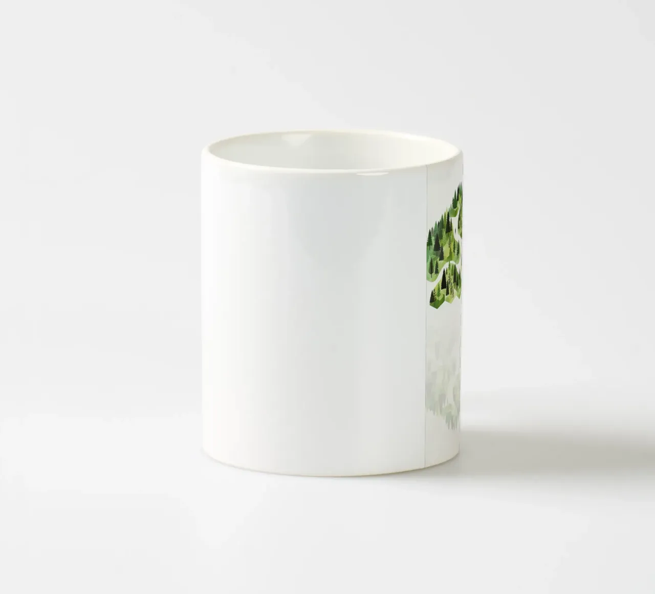 Green emerge 3 - reflection tazza in ceramica da The Quiet Senju