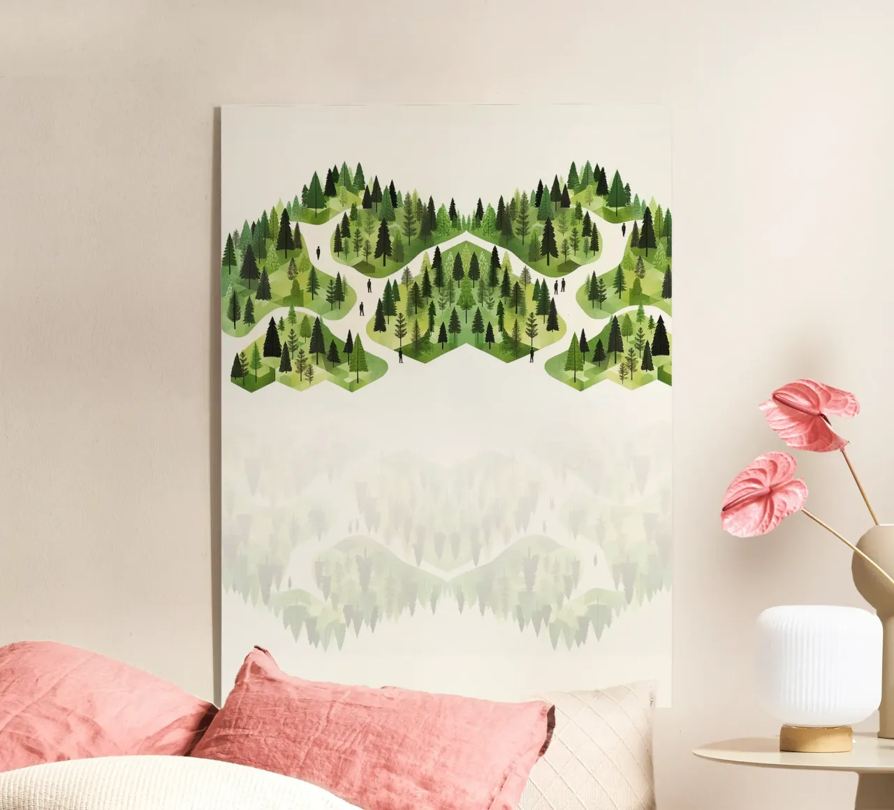 Green emerge 3 - reflection plexiglass da The Quiet Senju