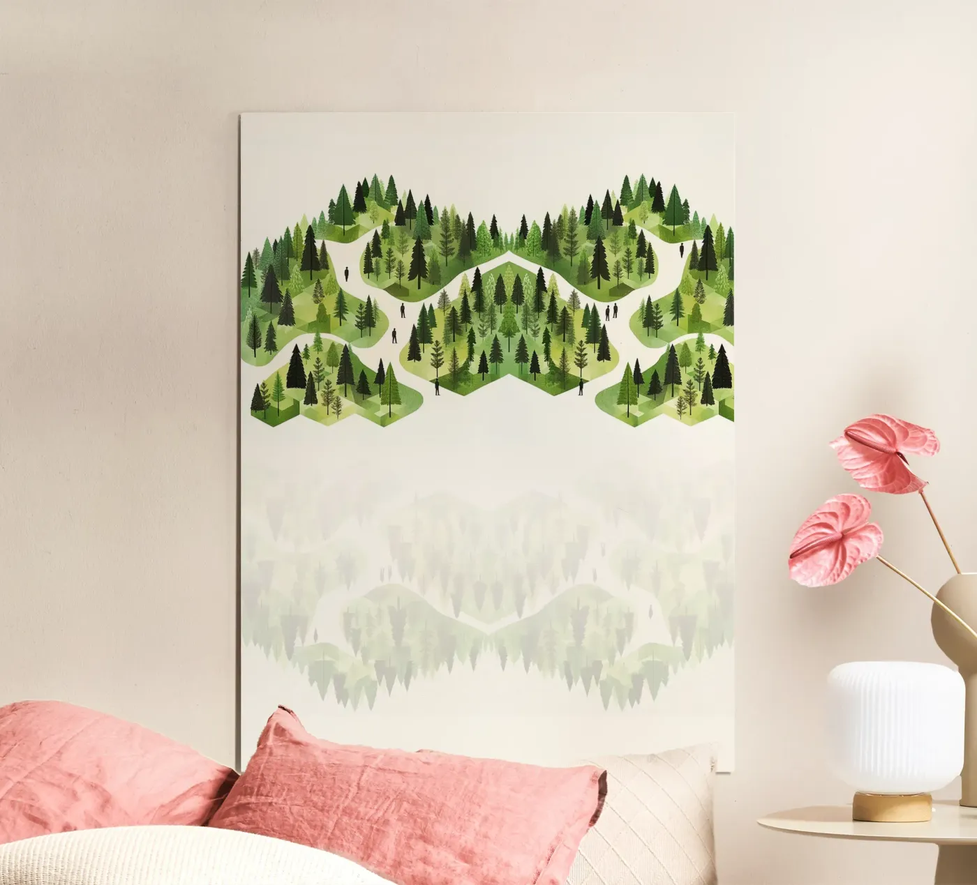 Green emerge 3 - reflection poster da The Quiet Senju