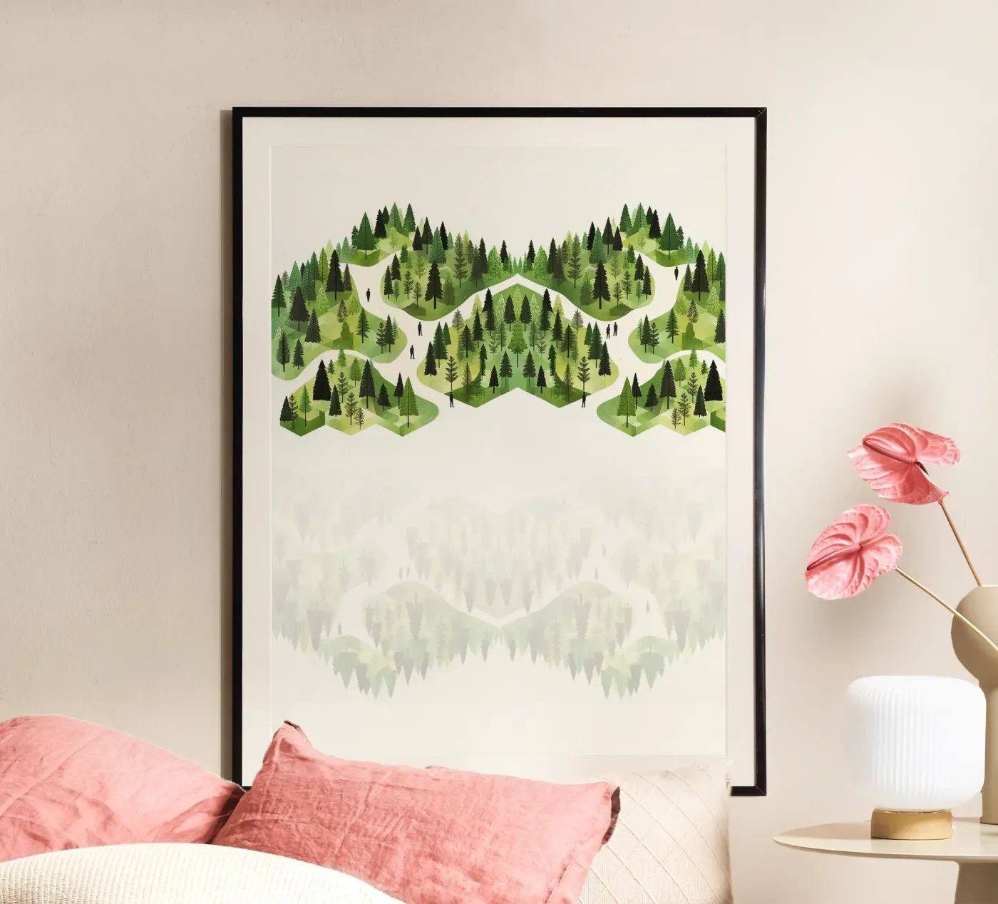 Green emerge 3 - reflection poster da The Quiet Senju