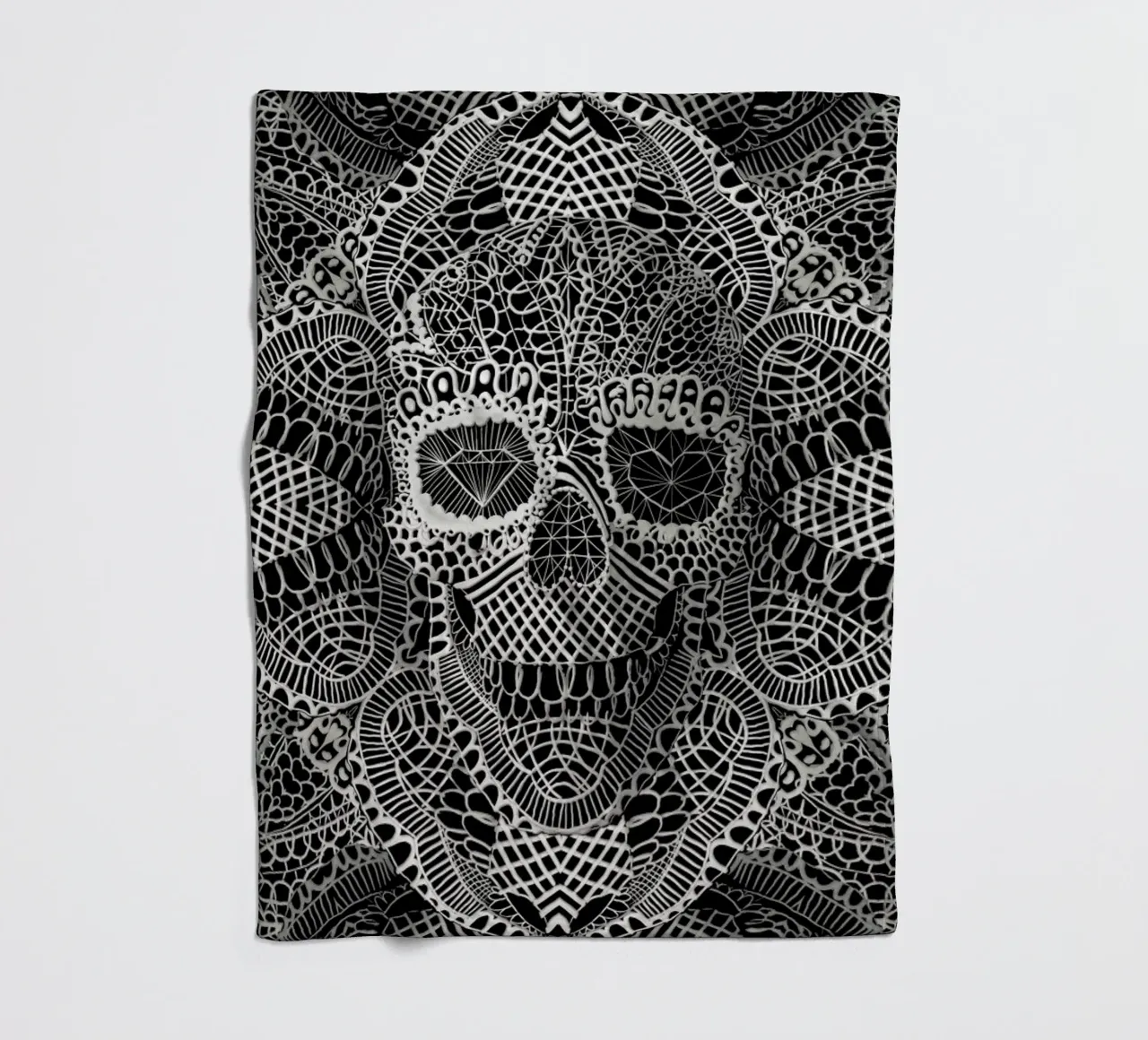 Lace Skull coperta in pile da Ali Gulec