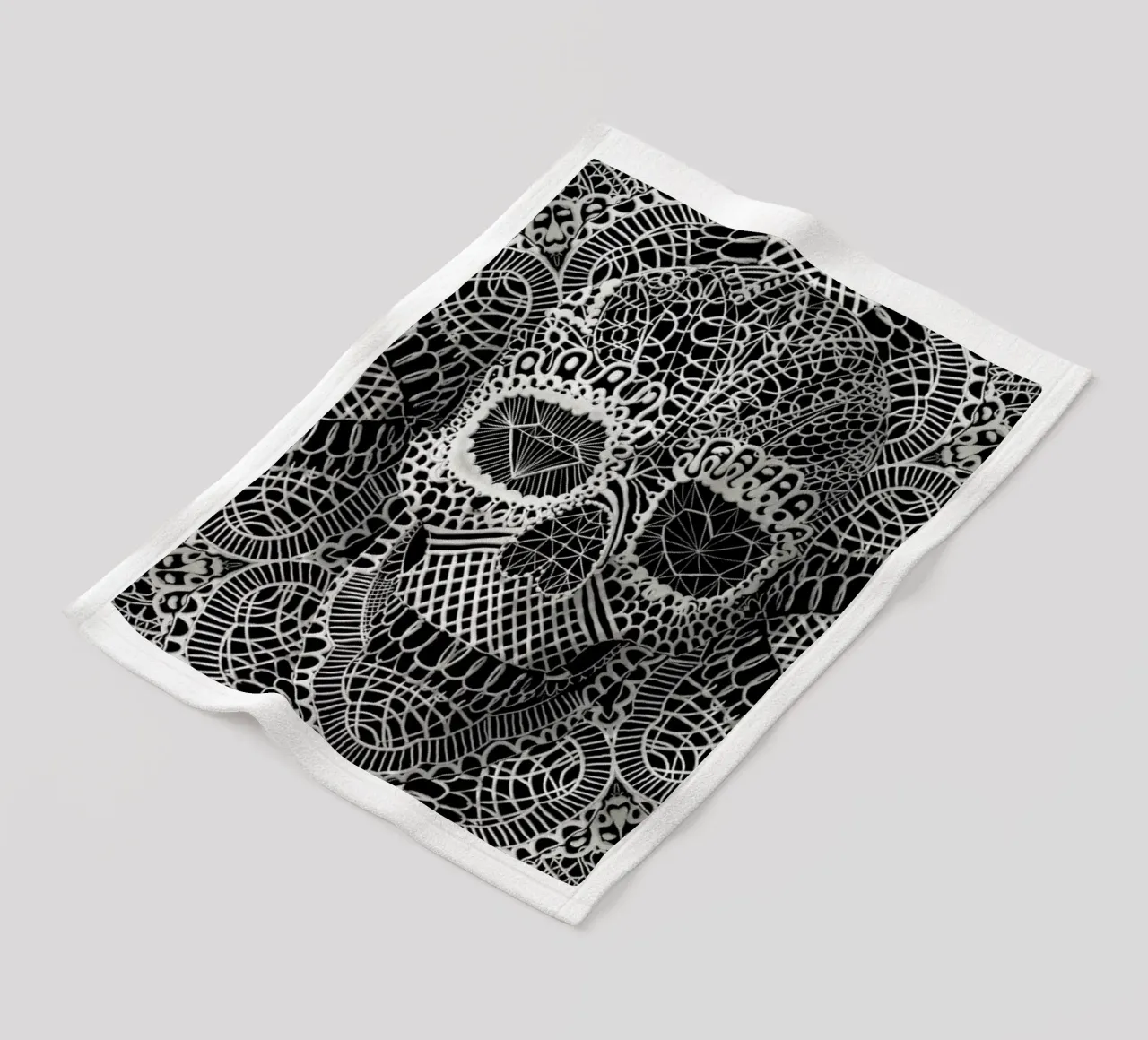 Lace Skull coperta in pile da Ali Gulec