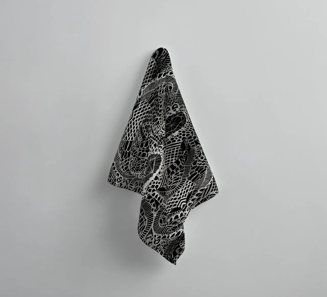 Lace Skull asciugamano da bagno da Ali Gulec