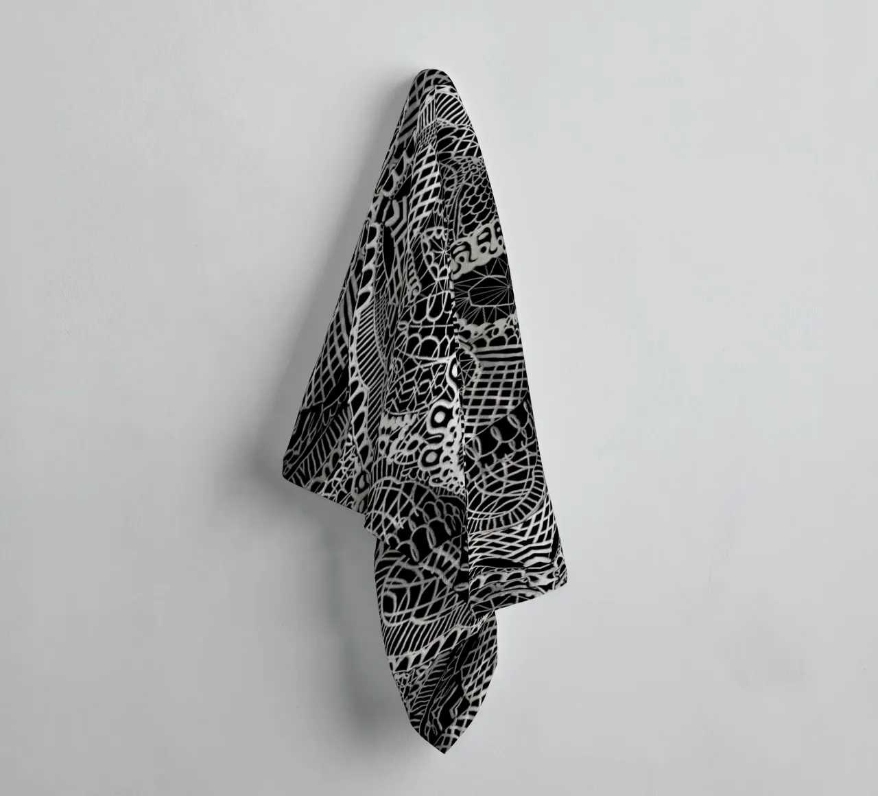 Lace Skull asciugamano da bagno da Ali Gulec