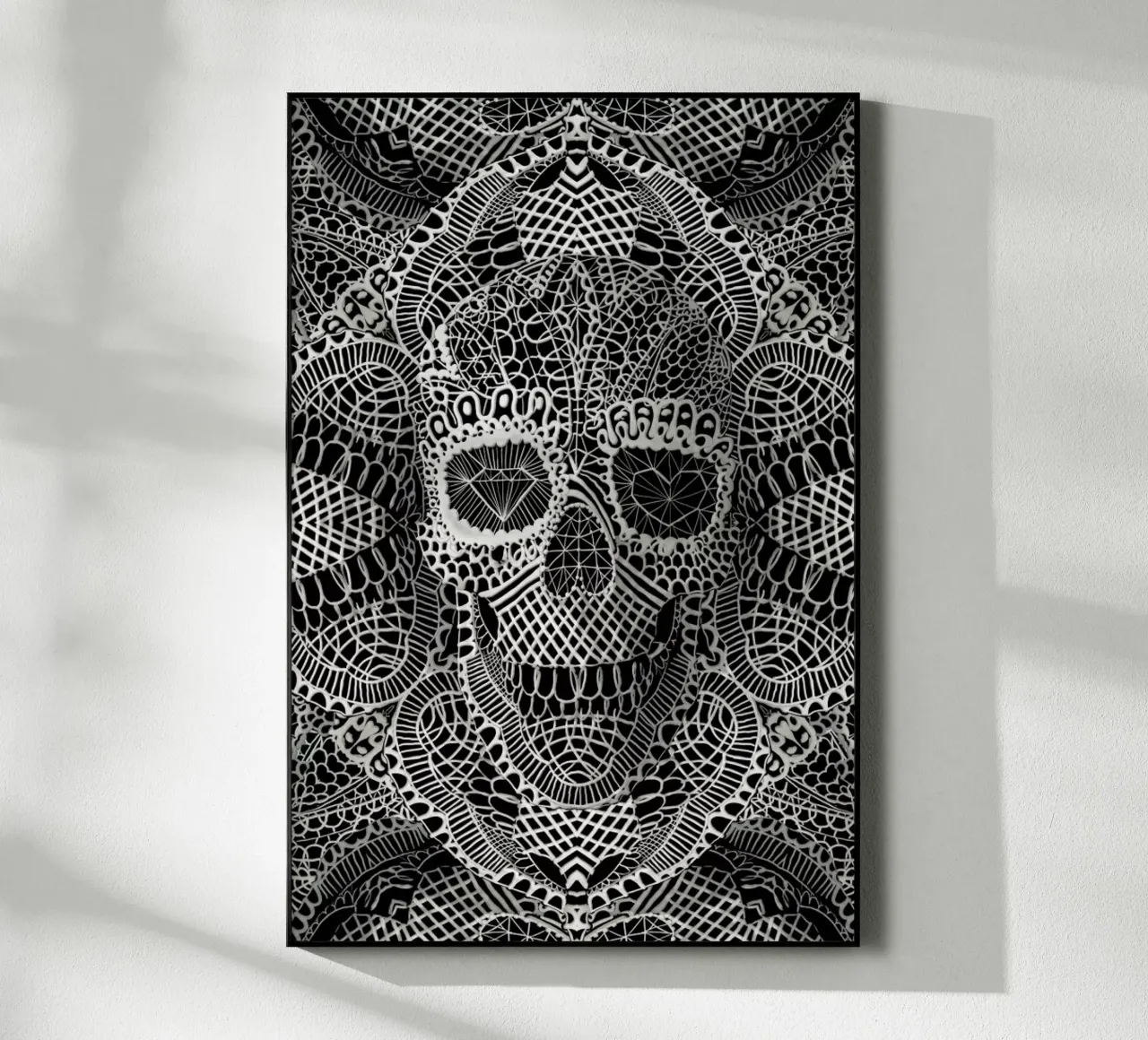 Lace Skull plexiglass da Ali Gulec