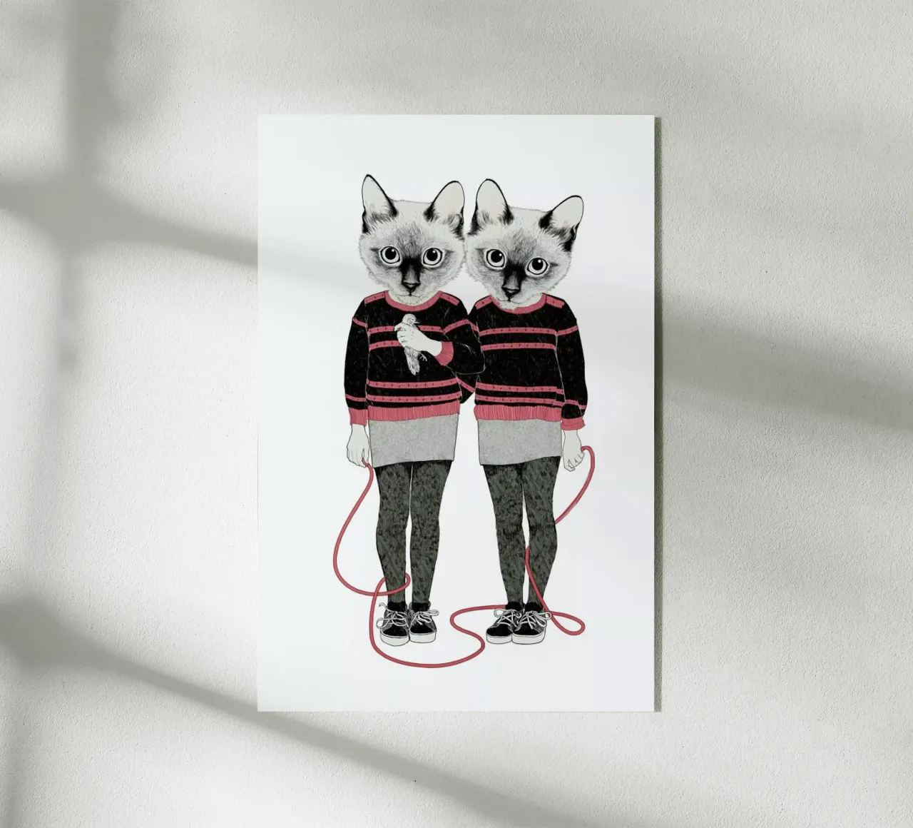 Siames Twins plexiglass da Laura Graves