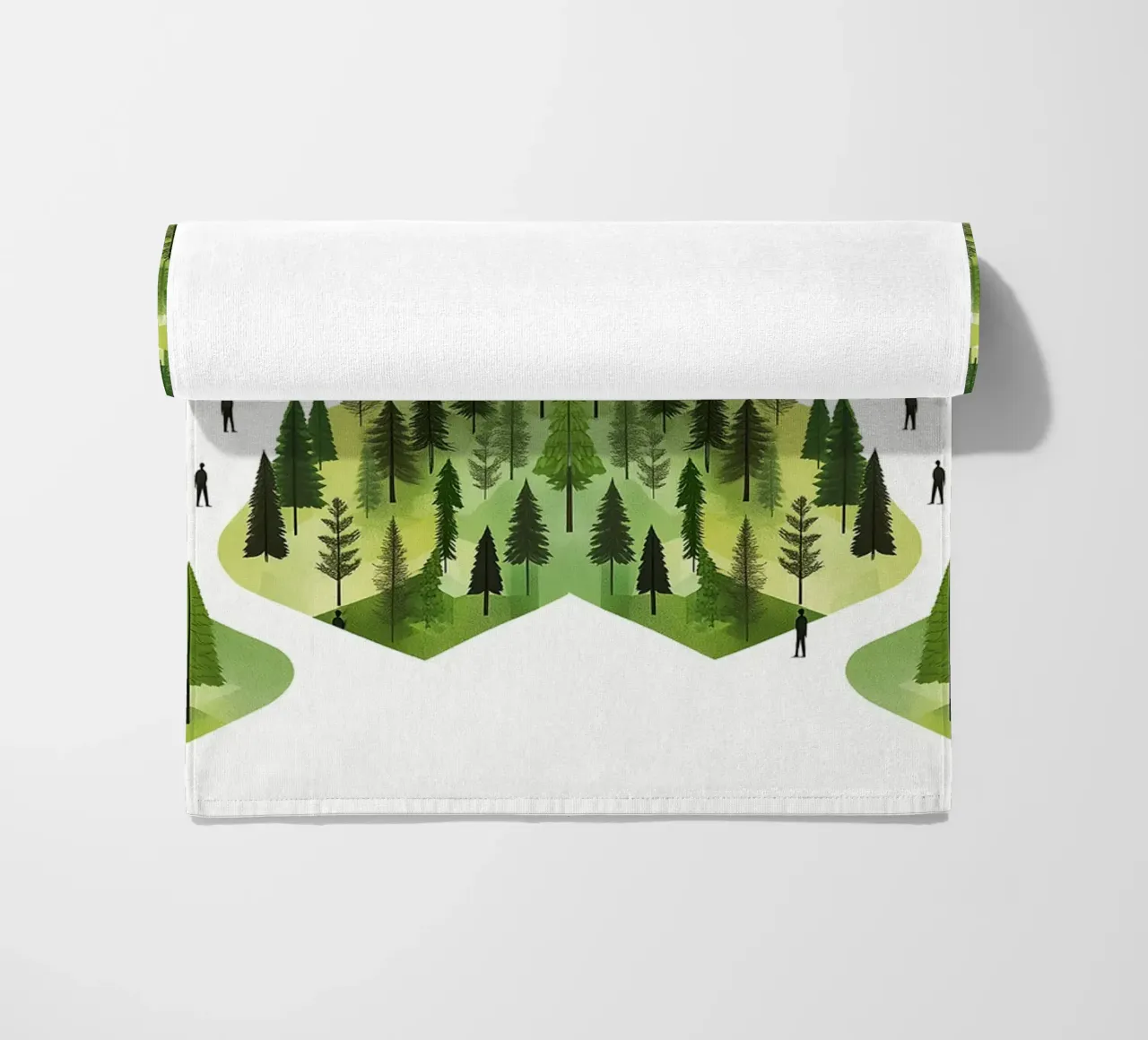 Green Emerge 3 - horizontal forest telo mare da The Quiet Senju